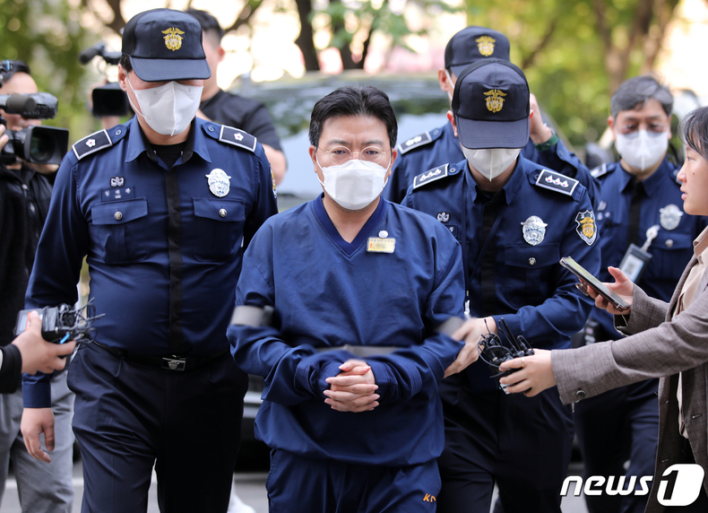 SG발폭락사태라덕연대표영장실질심사출석