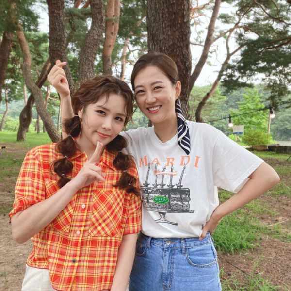 장윤정과 故해수 (사진:SNS)