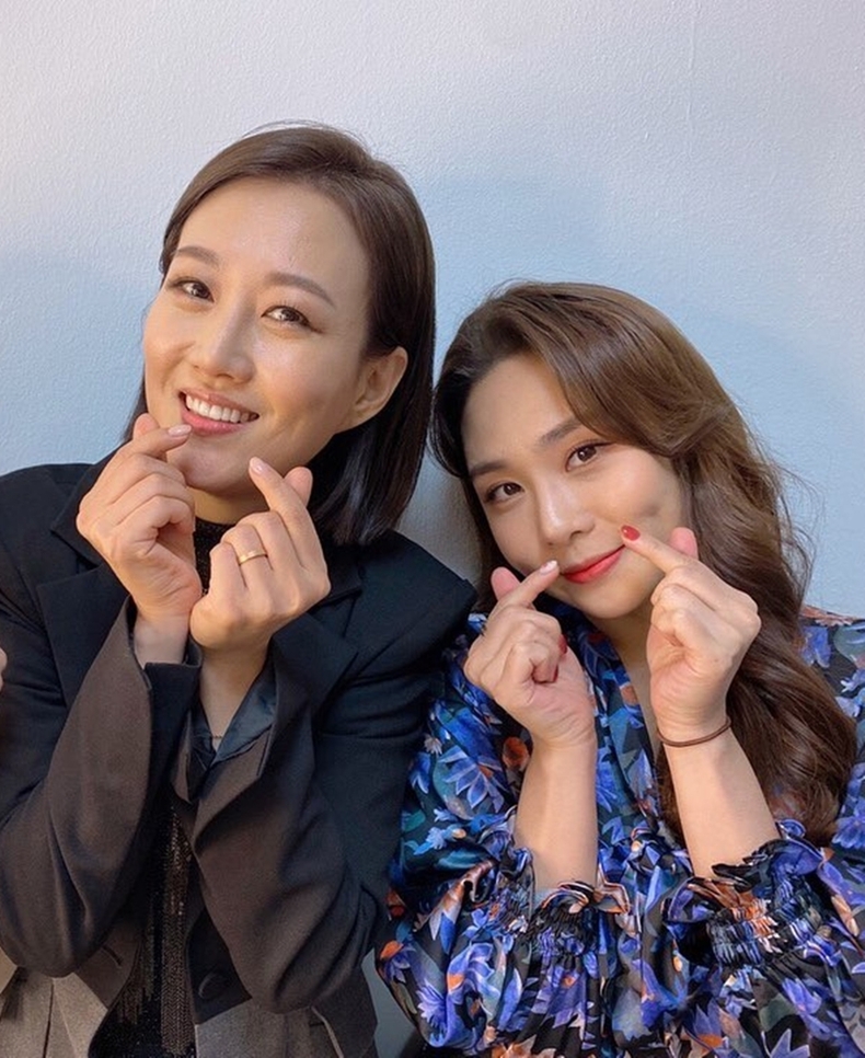 장윤정과 故해수 (사진:SNS)