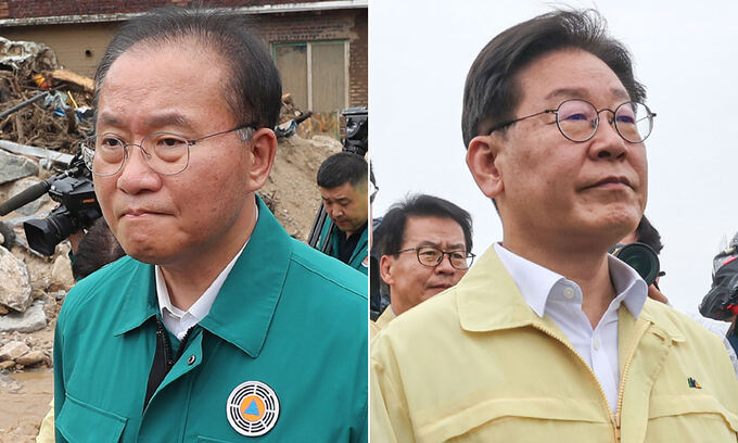 국민의힘 윤재옥 원내대표(왼쪽), 더불어민주당 이재명 대표. / 사진:SNS