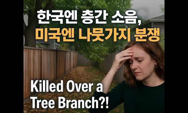 한국엔 층간소음, 미국엔 나뭇가지… 이웃 갈등의 끝은 총격