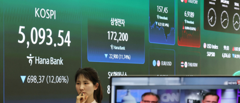 주가 폭락에 코스피·코스닥 서킷브레이커 발동…