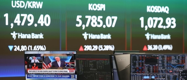 환율, 미·이란 휴전에 33.6원 급락… 1470원대 복귀