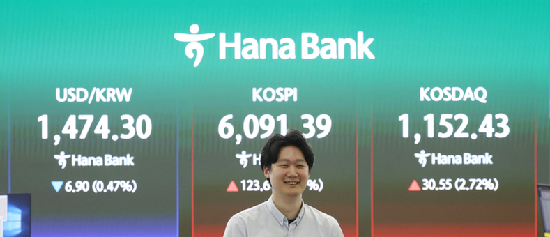 코스피 6000선 안착… 트럼프 "전쟁 끝나간다"