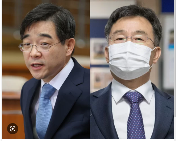 ▲12일 조선일보 취재에 따르면 남욱씨는 당시 검찰에 “김씨가 ‘이 대표의 선거법 위반 사건을 권순일(당시 대법관: 사진 왼쪽)에게 부탁해 대법원에서 뒤집힐 수 있도록 역할을 했다’고 말했다”고 진술했다고 한다. <사진=sns>