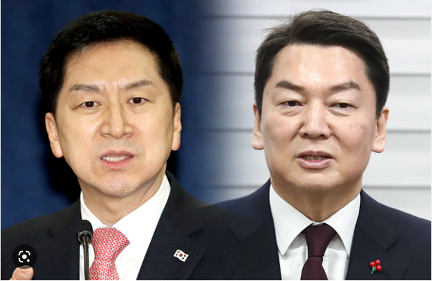 ▲여론조사 기관 미디어토마토가 뉴스토마토 의뢰로 지난 6일부터 사흘간 전국 만 18세 이상 국민 중 국민의힘 지지층 416명을 대상으로 당대표 적합도를 물은 결과 김 후보가 44.9%의 지지를 얻어 1위를 보였다. <사진=SNS>