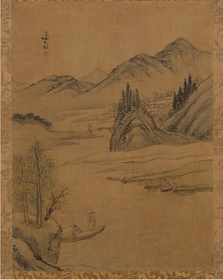 ▲겸재 정선(1676~1759), 산수도, 44.8 x 33.3 cm 추정가: 30,000 – 40,000 미국 달러 (한화 약 4,000 만~5,000 만 원) <사진=크리스티 코리아 제공>