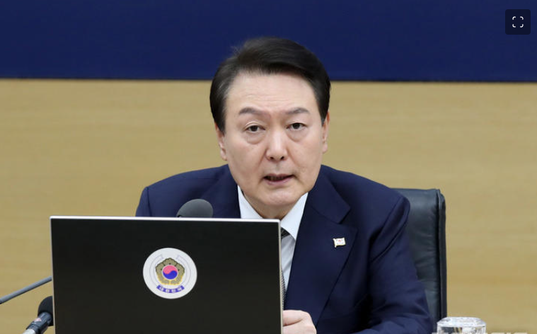 ▲윤석열 대통령이 지난 7일 정부세종청사에서 열린 국무회의에서 발언하고 있다. <사진=대통령실통신사진기자단>