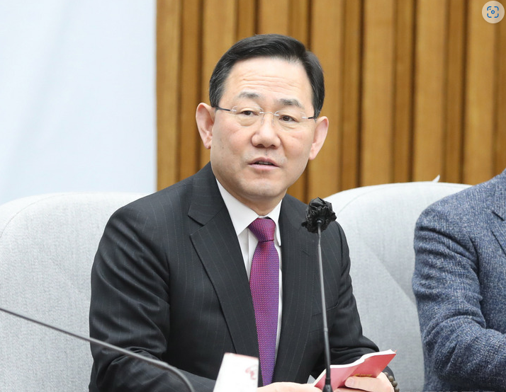 ▲21일 오전 주호영 국민의힘 원내대표가 서울 여의도 국회에서 열린 원내대책회의에서 발언하고 있다. <사진=SNS>