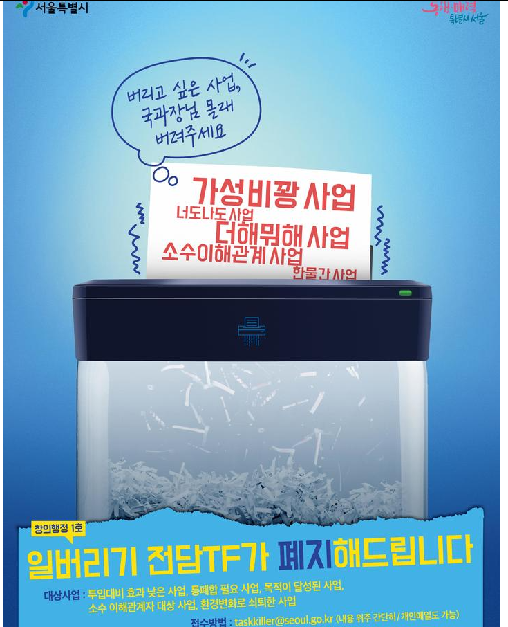 ▲서울시 민선8기 창의행정. <사진=서울시 제공>