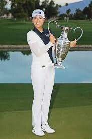 ▲ 2주 전 LPGA HSBC 챔피언스에서 우승했던 고진영(28·솔레어) 모습