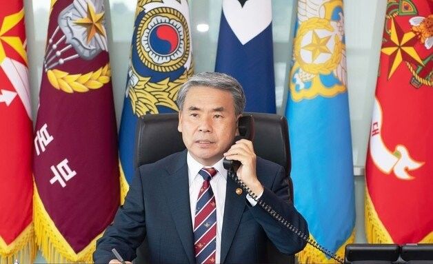 ▲ 이종섭 장관은 23일 국회 국방위원회 전체회의에 출석, 안규백 더불어민주당 의원의 관련 질의에