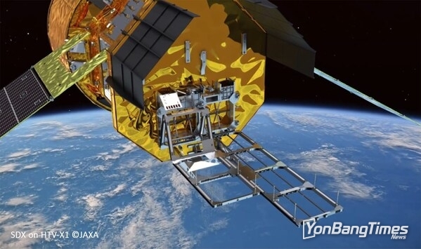 SDX on HTV-X1 ©JAXA