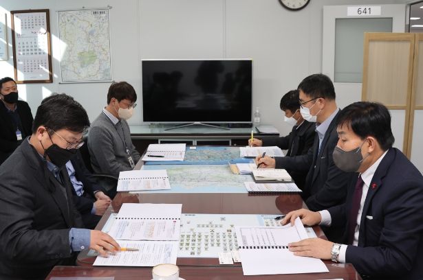 ▲ 문경복 옹진군수 행정안전부 방문