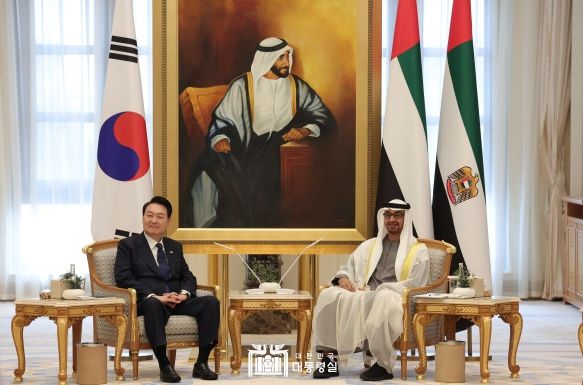 ▲ 한-UAE 정상회담